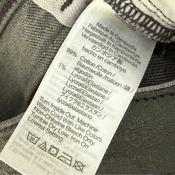 Madewell 90s Straight Jean Burwick Wash: Cross-Tab Gray Size 27 High Waist - Picture 13 of 13